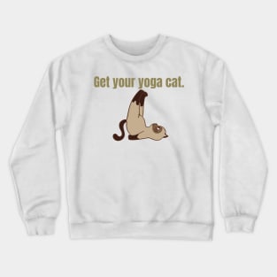 Yoga cat | Cat lover gift Crewneck Sweatshirt